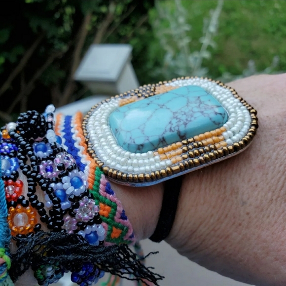 South Western Turquoise hair band - Picture 5 of 12